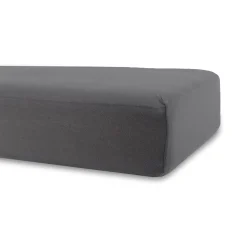 Stræklagen 60x120 cm - Gråt - Bomulds faconlagen til babymadras