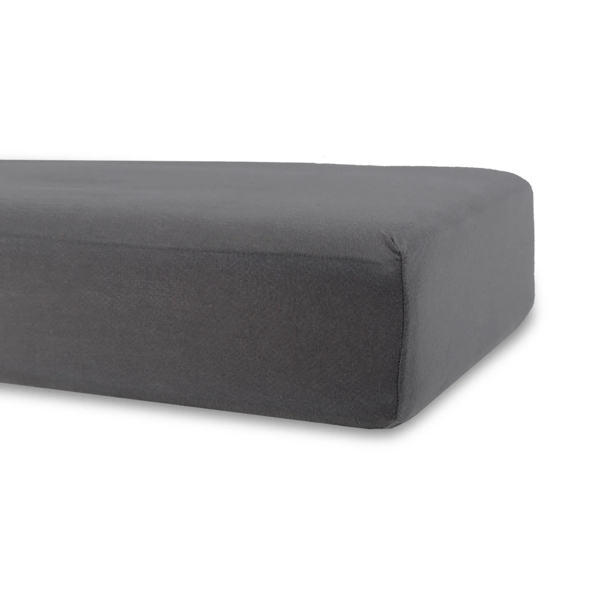 Stræklagen 60x120 cm - Gråt - Bomulds faconlagen til babymadras