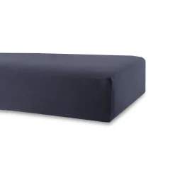 Stræklagen 60x120 cm - Mørkeblåt - 100% bomuld jersey lagen - faconlagen til babymadras