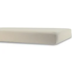 Stræklagen 60x120 cm - Sandfarvet - 100% bomuld jersey lagen - faconlagen til babymadras