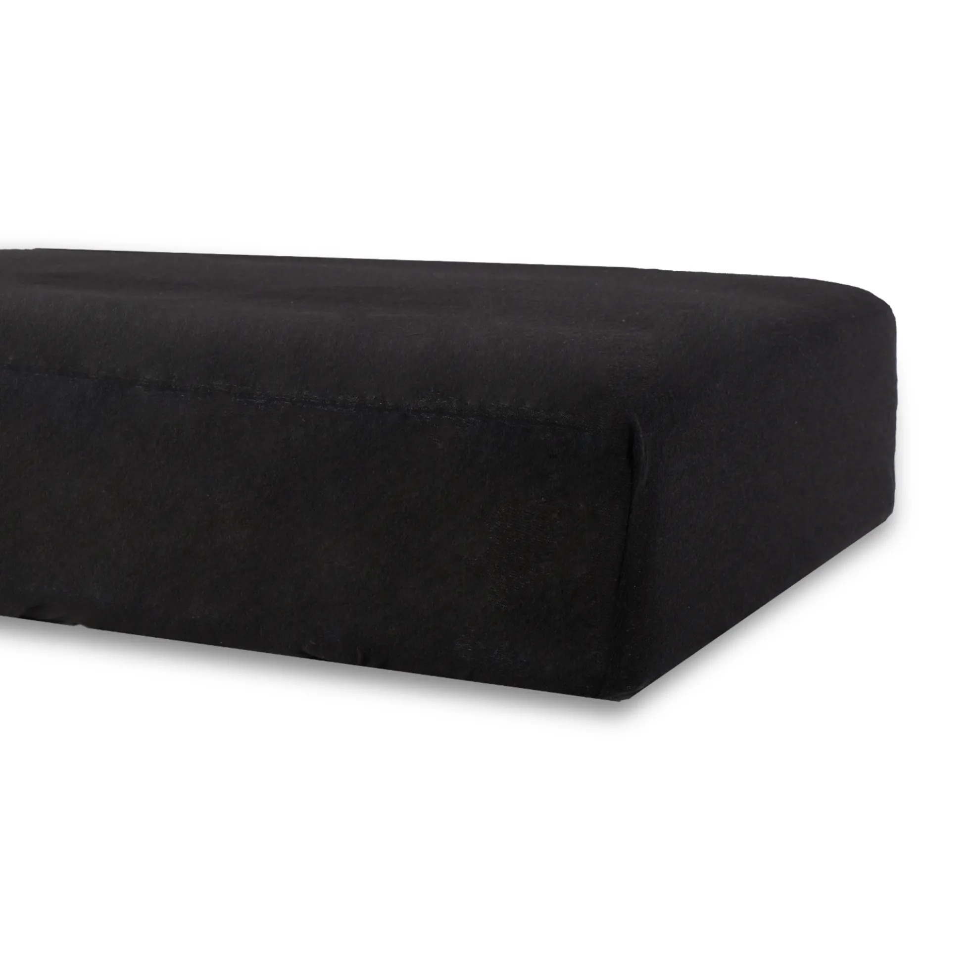 Stræklagen 60x120 cm - Sort - 100% bomuld jersey lagen - faconlagen til babymadras