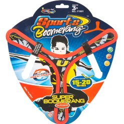 Super boomerang - Sjov og udfordrende kasteleg - Rød