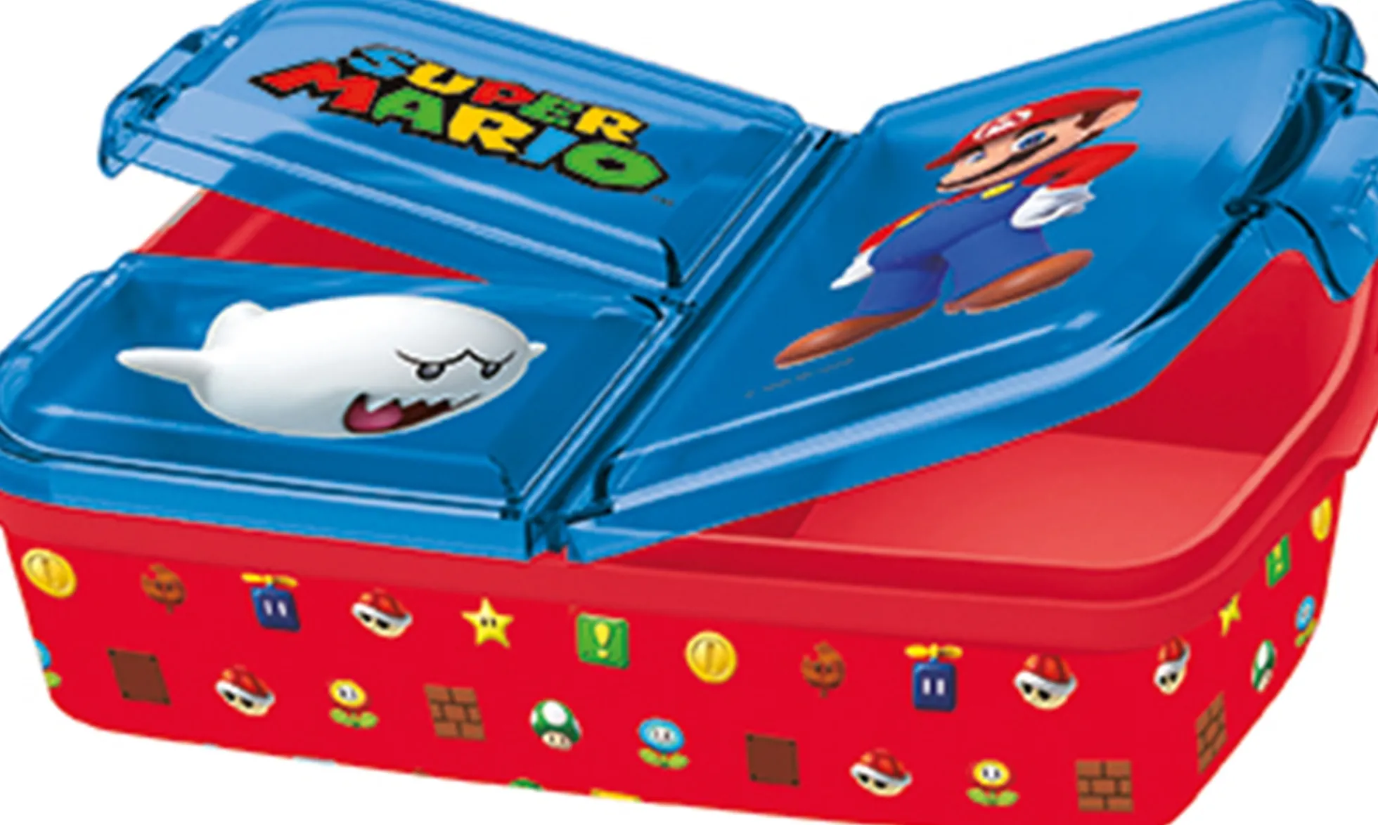 Super Mario madkasse - Børnemadkasse med 3 rum