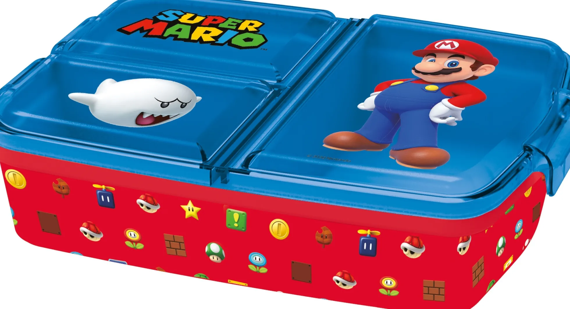 Super Mario madkasse - Børnemadkasse med 3 rum
