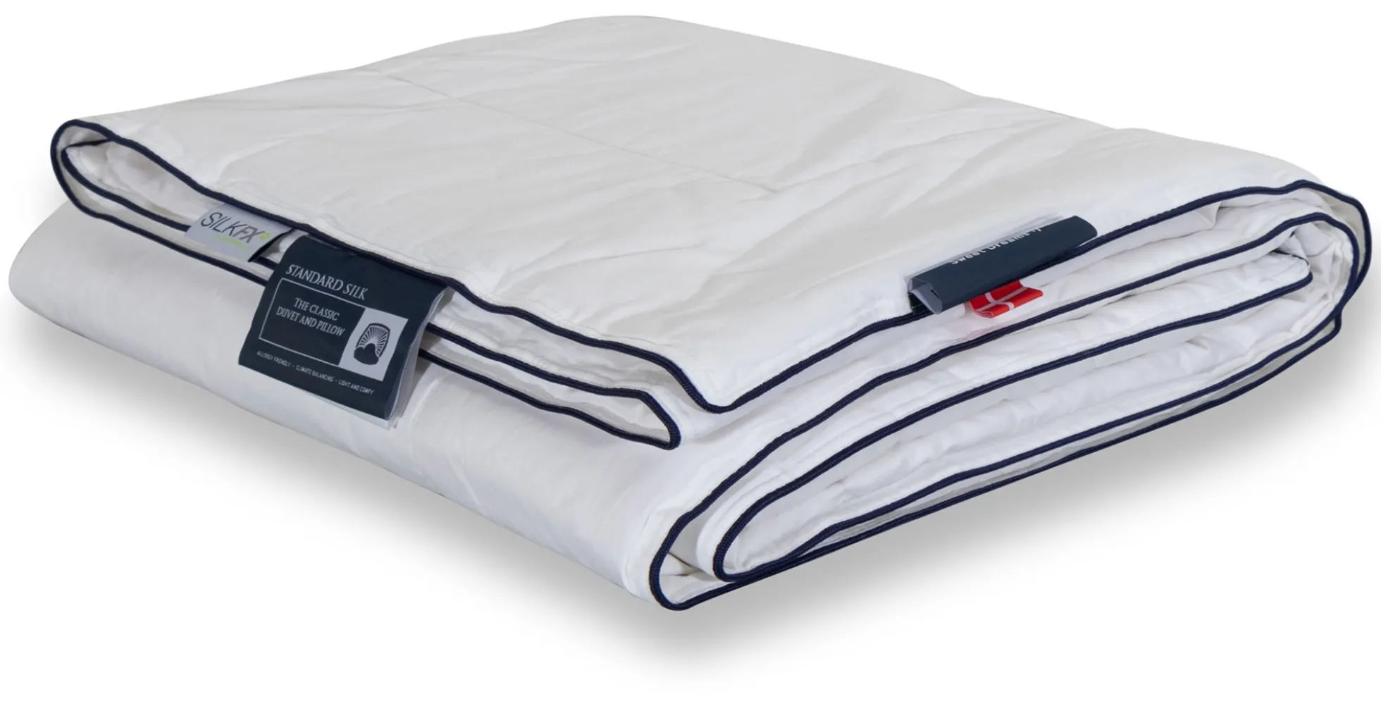 Sval sommer dyne - Silkedyne med 100% mulberry silke - 150x210 cm - Nordic Comfort dyne