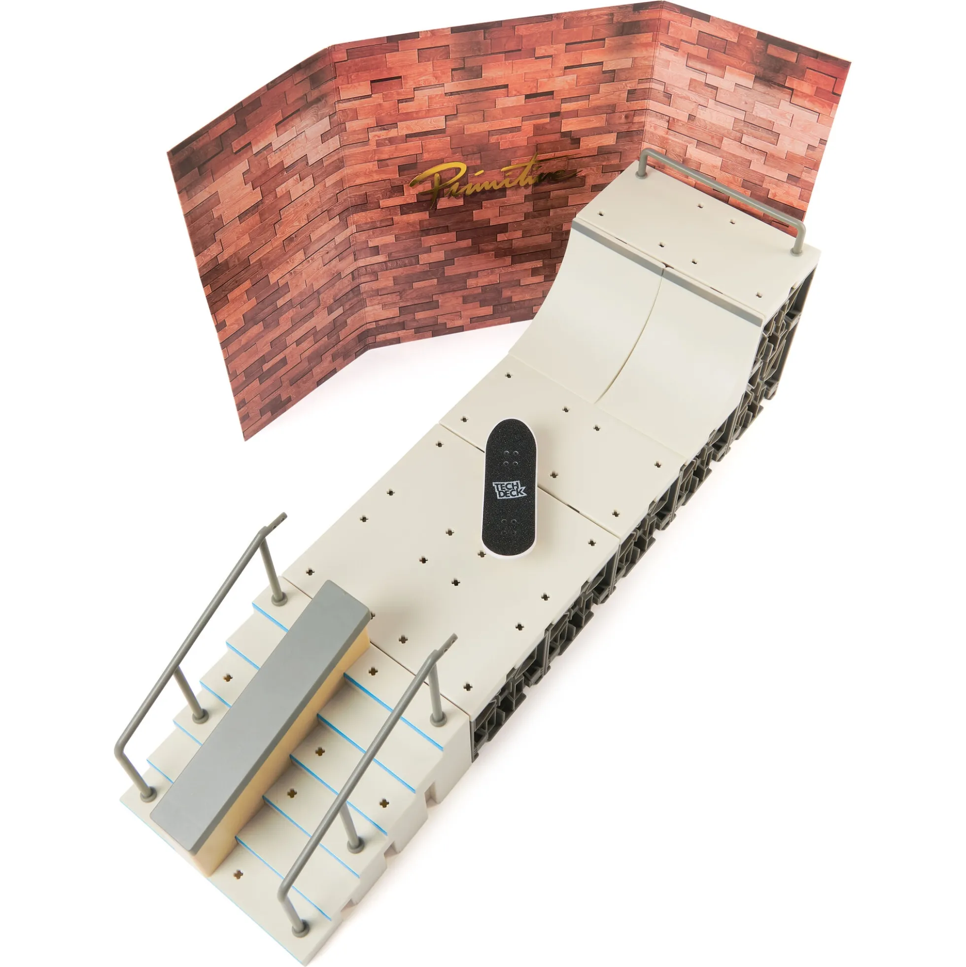 Tech Deck Primitive X-Connect skatepark med fingerboard - 58 dele