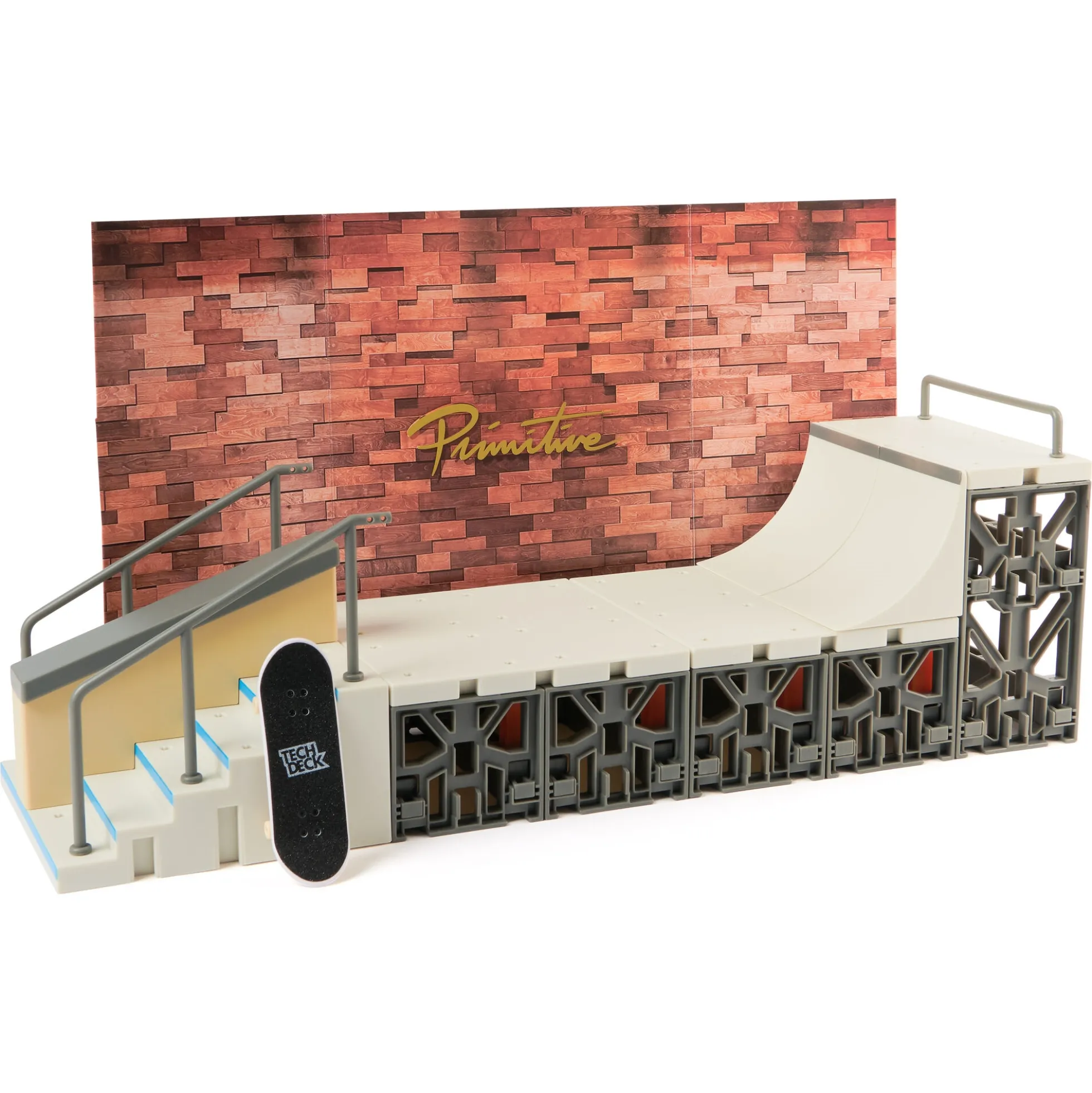Tech Deck Primitive X-Connect skatepark med fingerboard - 58 dele