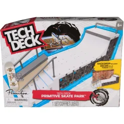 Tech Deck Primitive X-Connect skatepark med fingerboard - 58 dele