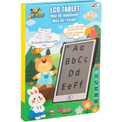 Tegnetavle - LCD tegnetavle med tegninger - 22x15cm