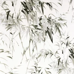 Tekstil voksdug - 140 cm bred - 30 meters rulle - Bamboo green - Voksdug med akrylbelægning