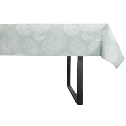 Tekstil voksdug - 140 cm bred - På metermål - White pattern - Voksdug med akrylbelægning