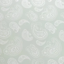 Tekstil voksdug - 140 cm bred - På metermål - White pattern - Voksdug med akrylbelægning