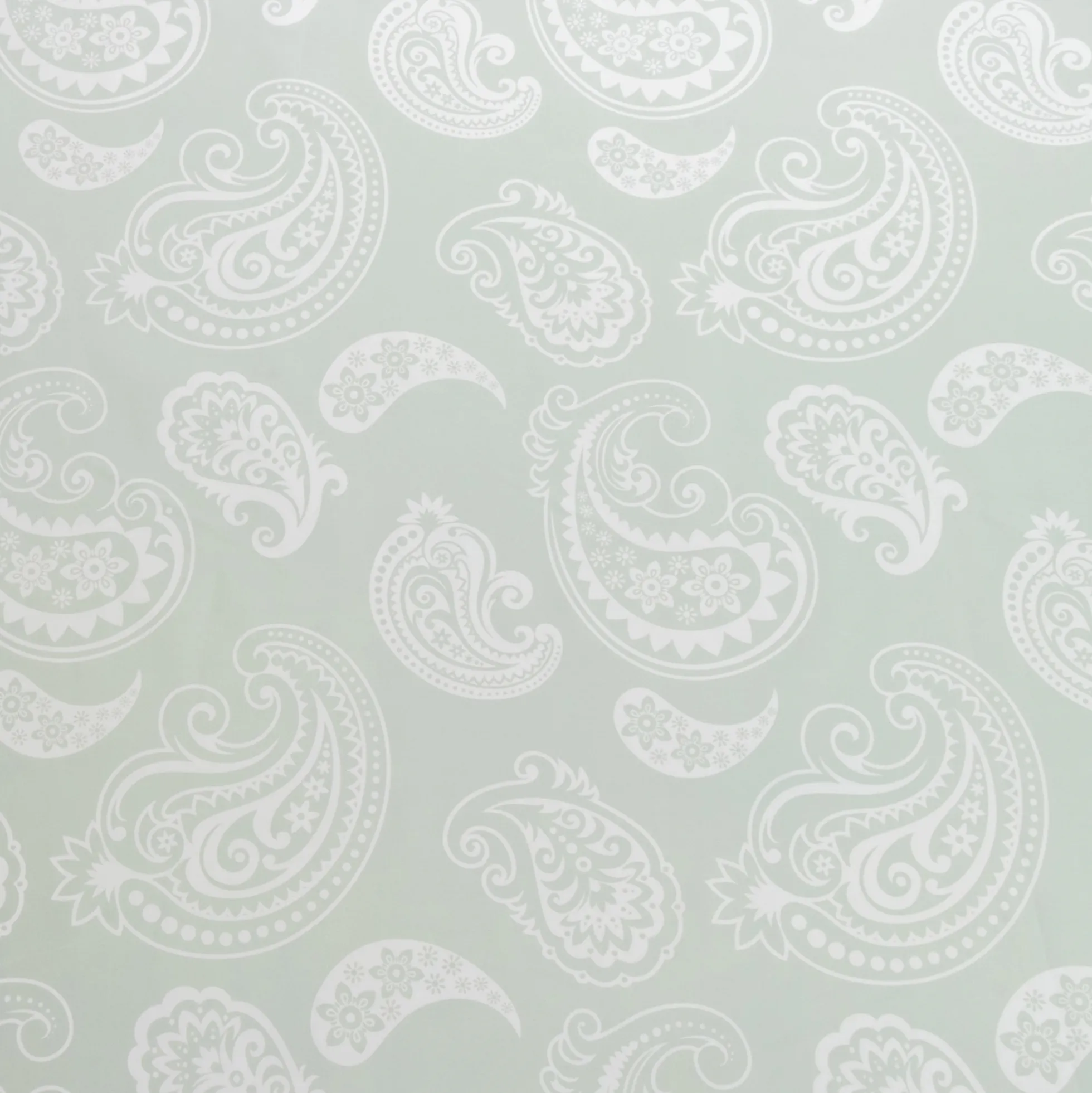 Tekstil voksdug - 140 cm bred - På metermål - White pattern - Voksdug med akrylbelægning