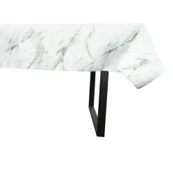 Tekstil voksdug - 140 cm bred - På metermål - Marble Grey - Voksdug med akrylbelægning