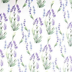 Tekstil voksdug - 140 cm bred - På metermål - Lavender Bloom - Voksdug med akrylbelægning