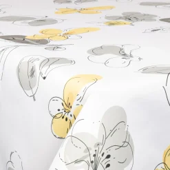 Tekstil voksdug - 140 cm bred - På metermål - Golden Flower - Voksdug med akrylbelægning