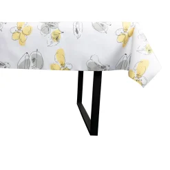 Tekstil voksdug - 140 cm bred - På metermål - Golden Flower - Voksdug med akrylbelægning