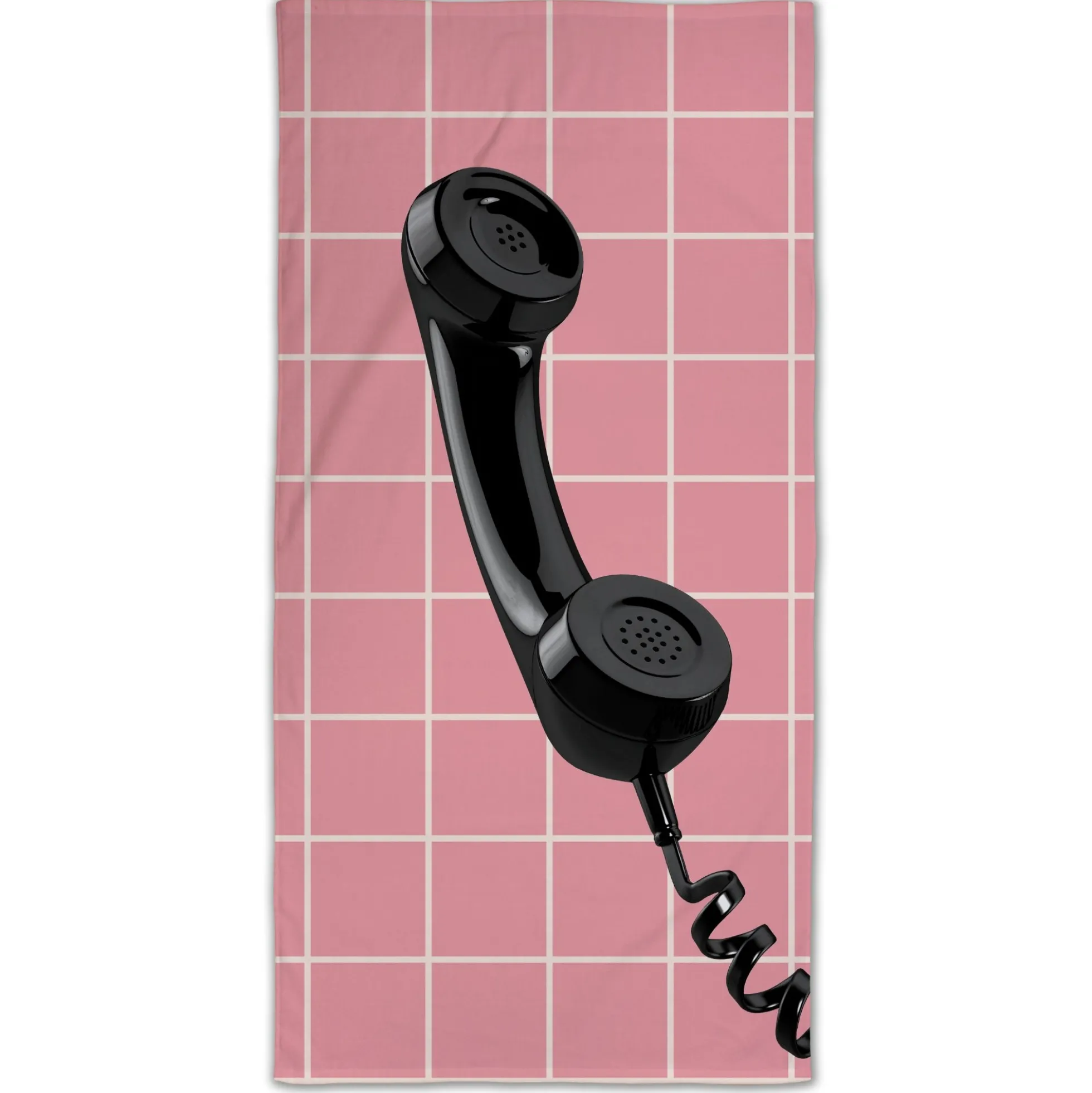 Telefon håndklæde - 100% bomuld - Badehåndklæde 70x140 cm