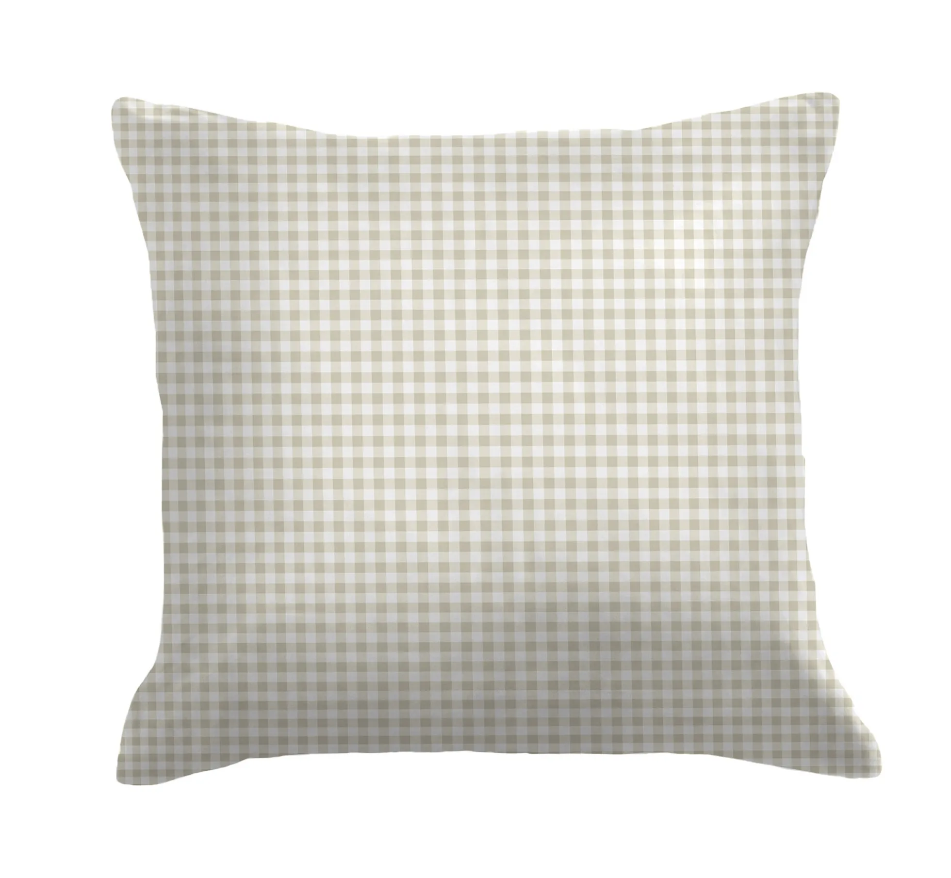 Ternet sengetøj 140x200 cm - Stribet Sengelinned i 100% bomuld - Beige - Vendbart design - Tom Tailor
