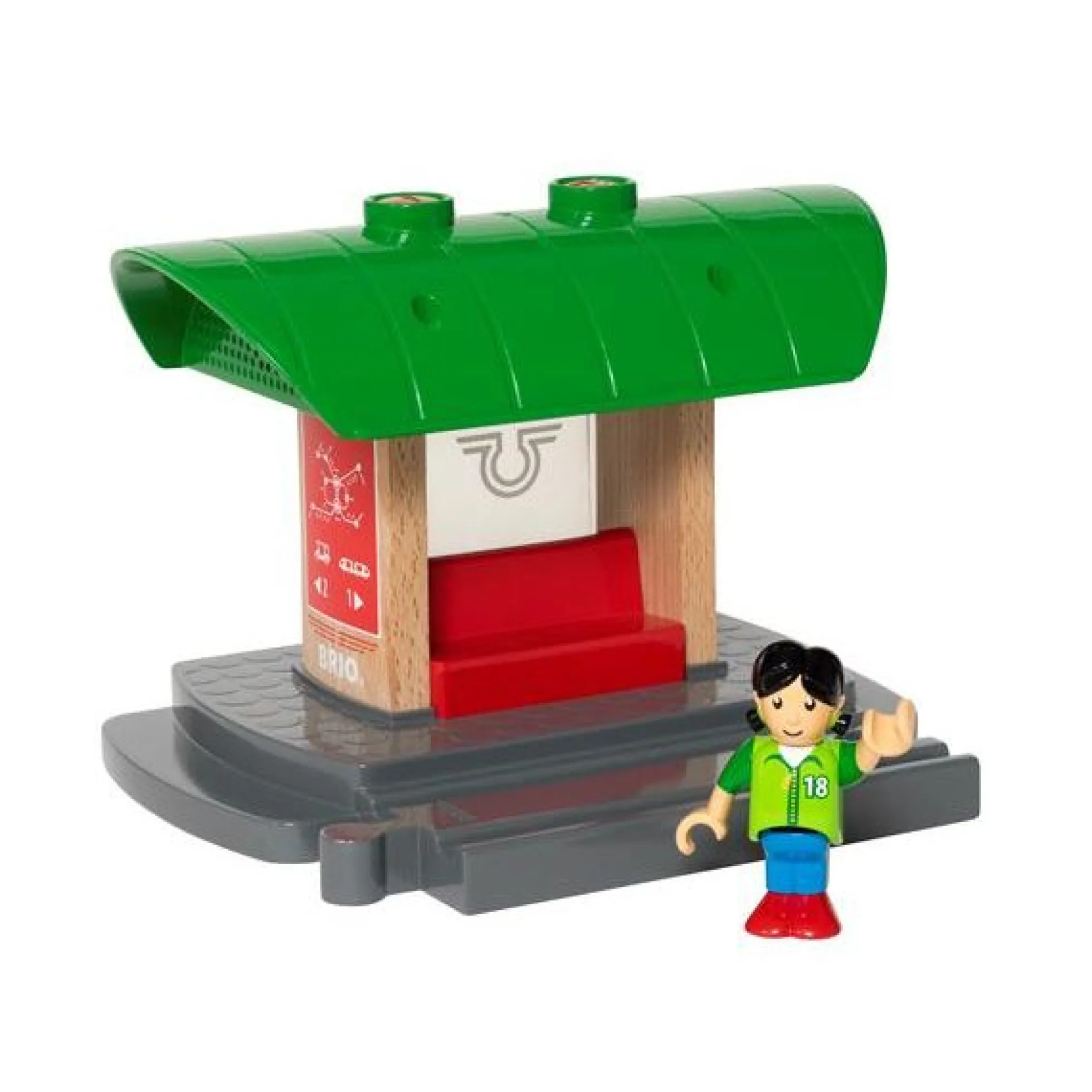 Togstation med lydoptager - BRIO