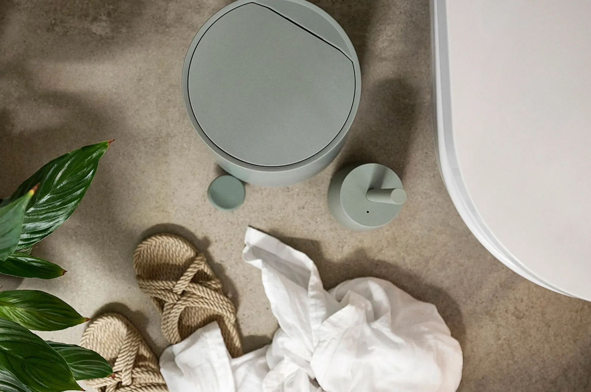 Toiletspand - 3L - Zone Denmark - Nova One Matcha Green pedalspand