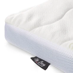 Topmadras 7 zoner - 180x200 cm - Højde på 7 cm - Antibakterielt betræk med aloe vera - Memoryskum top madras til dobbelt seng - By Borg