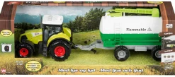 Traktor med gyldevogn 35x10 cm - Grøn