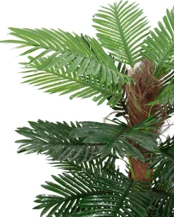 Tropisk palme - 140 cm høj - Kunstig palme mosstok i sort potte -