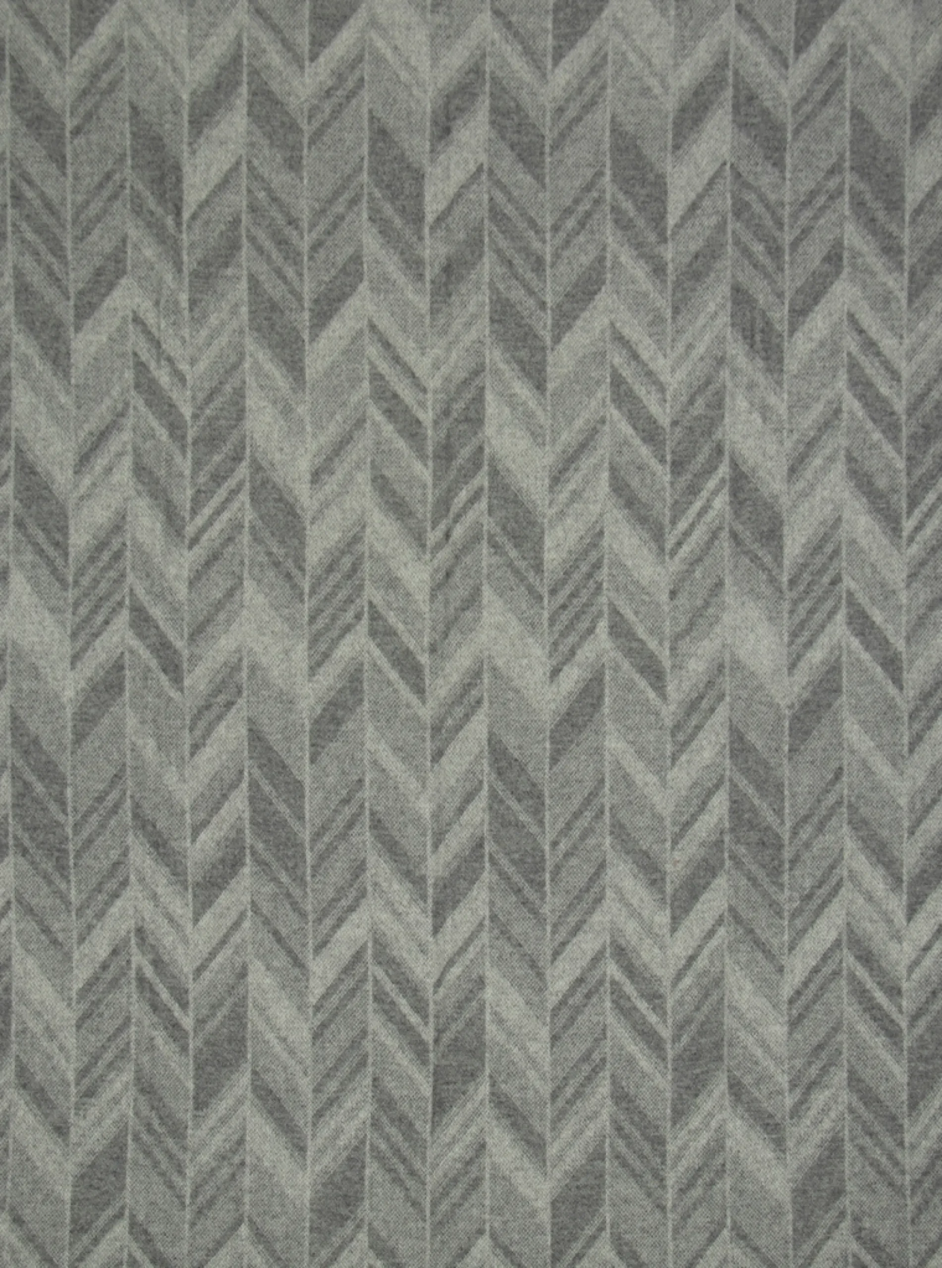 Uldplaid - 100% New Zealandsk lammeuld - 130x200 cm - By Borg plaid med grå sildebensmønster