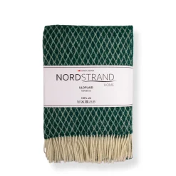 Uldplaid - 100% Uld - 130x200 cm - Oslo Evergreen grøn