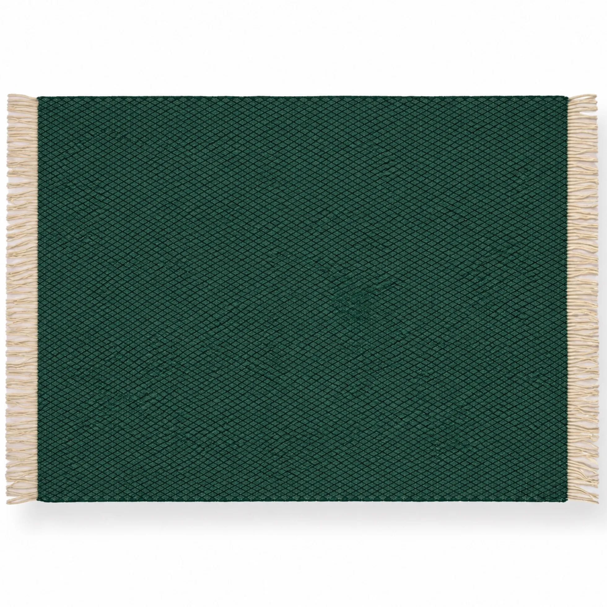 Uldplaid - 100% Uld - 130x200 cm - Oslo Evergreen grøn