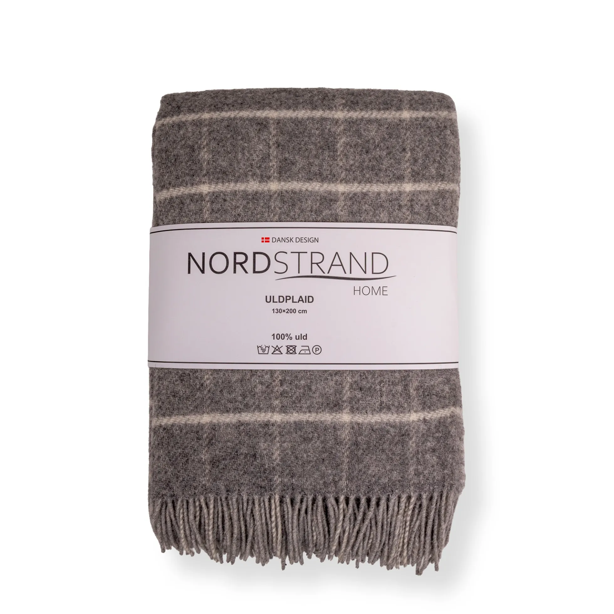 Uldplaid - 100% Uld - 130x200 cm - Oslo Wild brun
