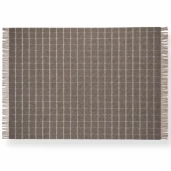 Uldplaid - 100% Uld - 130x200 cm - Oslo Wild brun
