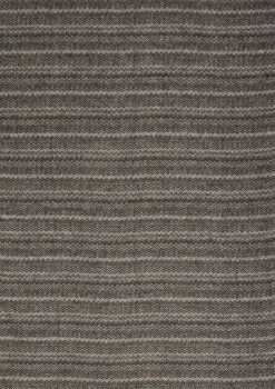 Uldplaid - 100% Uld - 130x200 cm - Zigzag grå