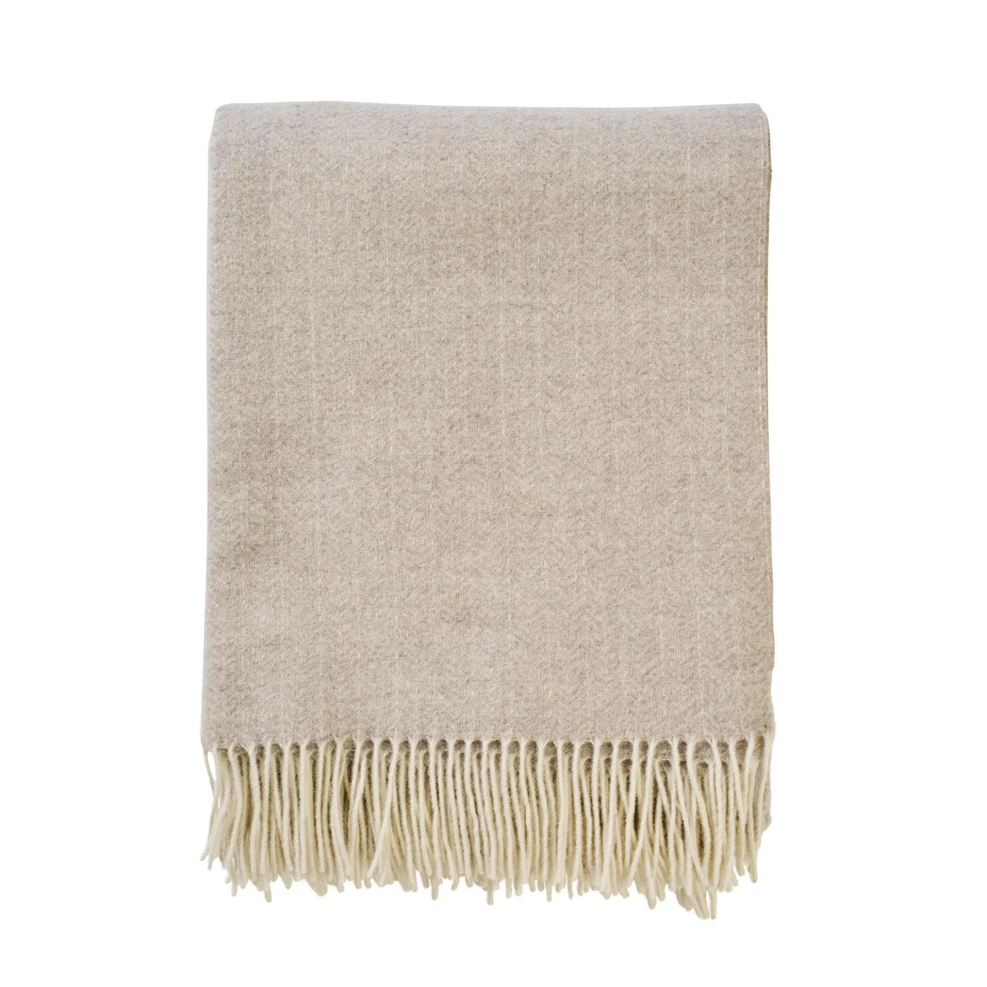 Uldplaid - 140x200 cm - Cashmere og merinould - Lucas Taupe