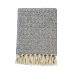 Uldplaid - 140x200 cm - Cashmere og merinould - Lucas Granite