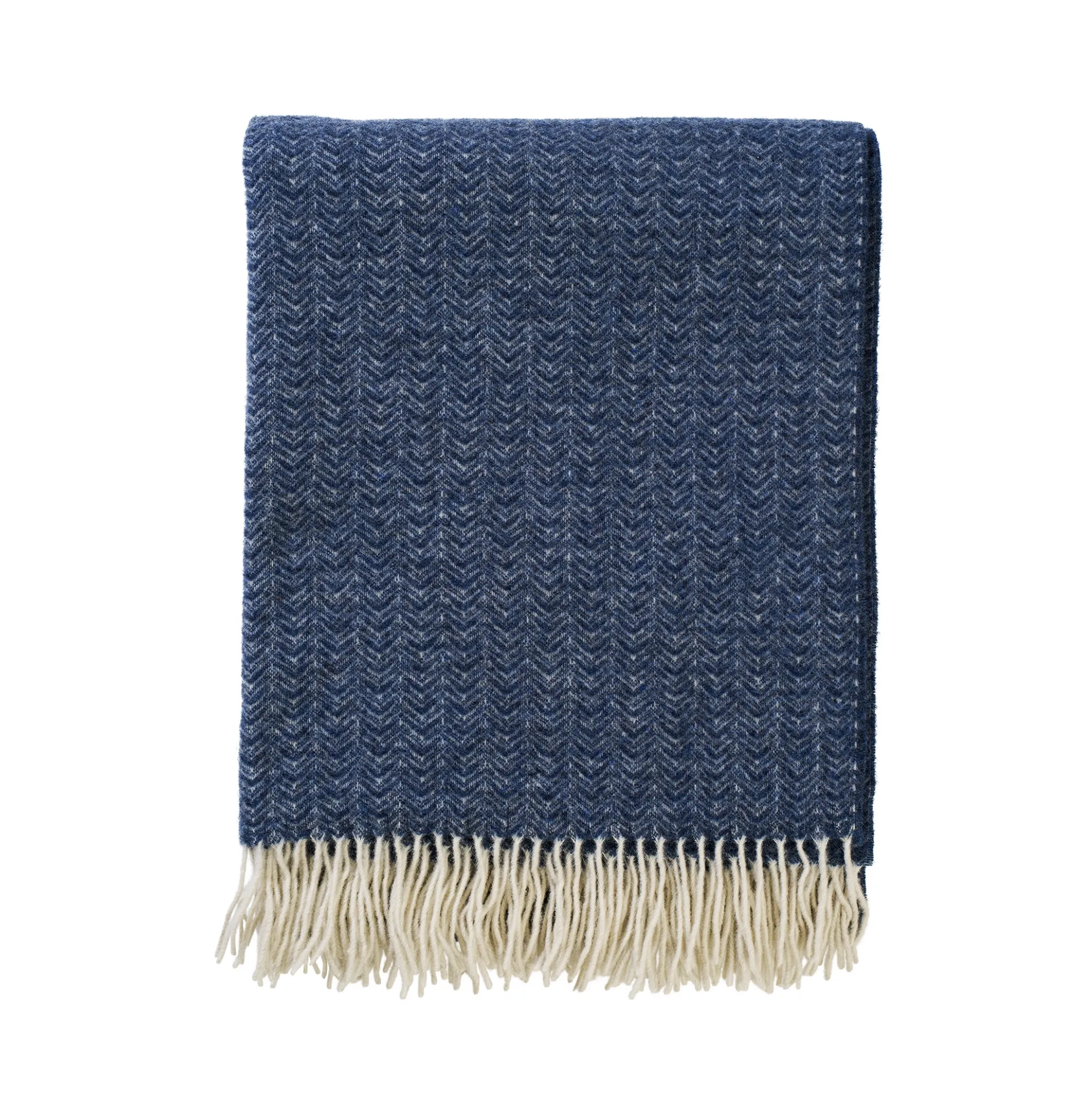 Uldplaid - 140x200 cm - Cashmere og merinould - Lucas Dark Denim