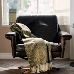 Uldplaid - 140x200 cm - Cashmere og merinould - Fruit Sage