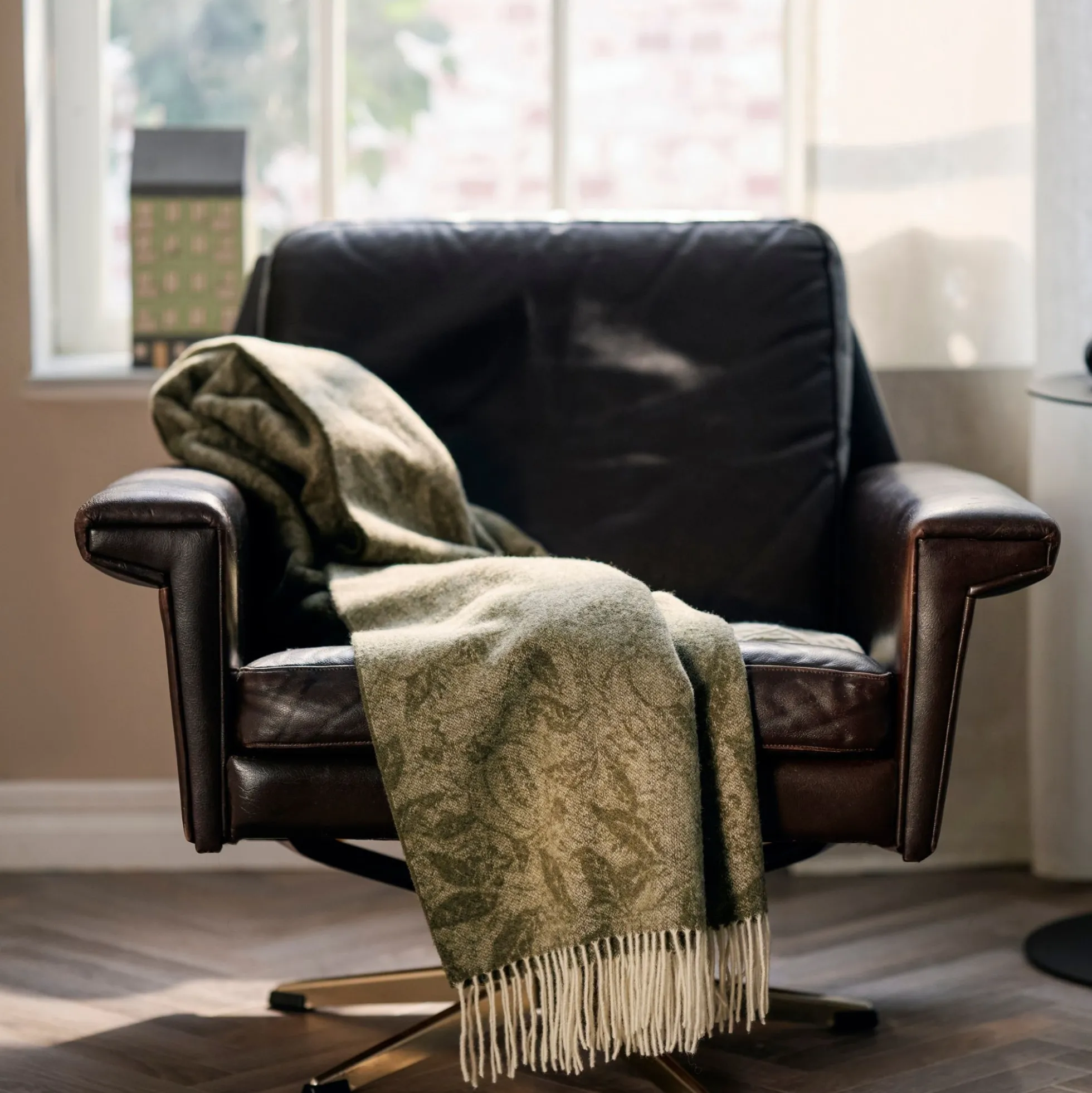 Uldplaid - 140x200 cm - Cashmere og merinould - Fruit Sage