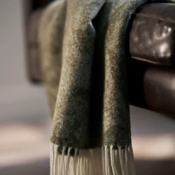 Uldplaid - 140x200 cm - Cashmere og merinould - Fruit Sage