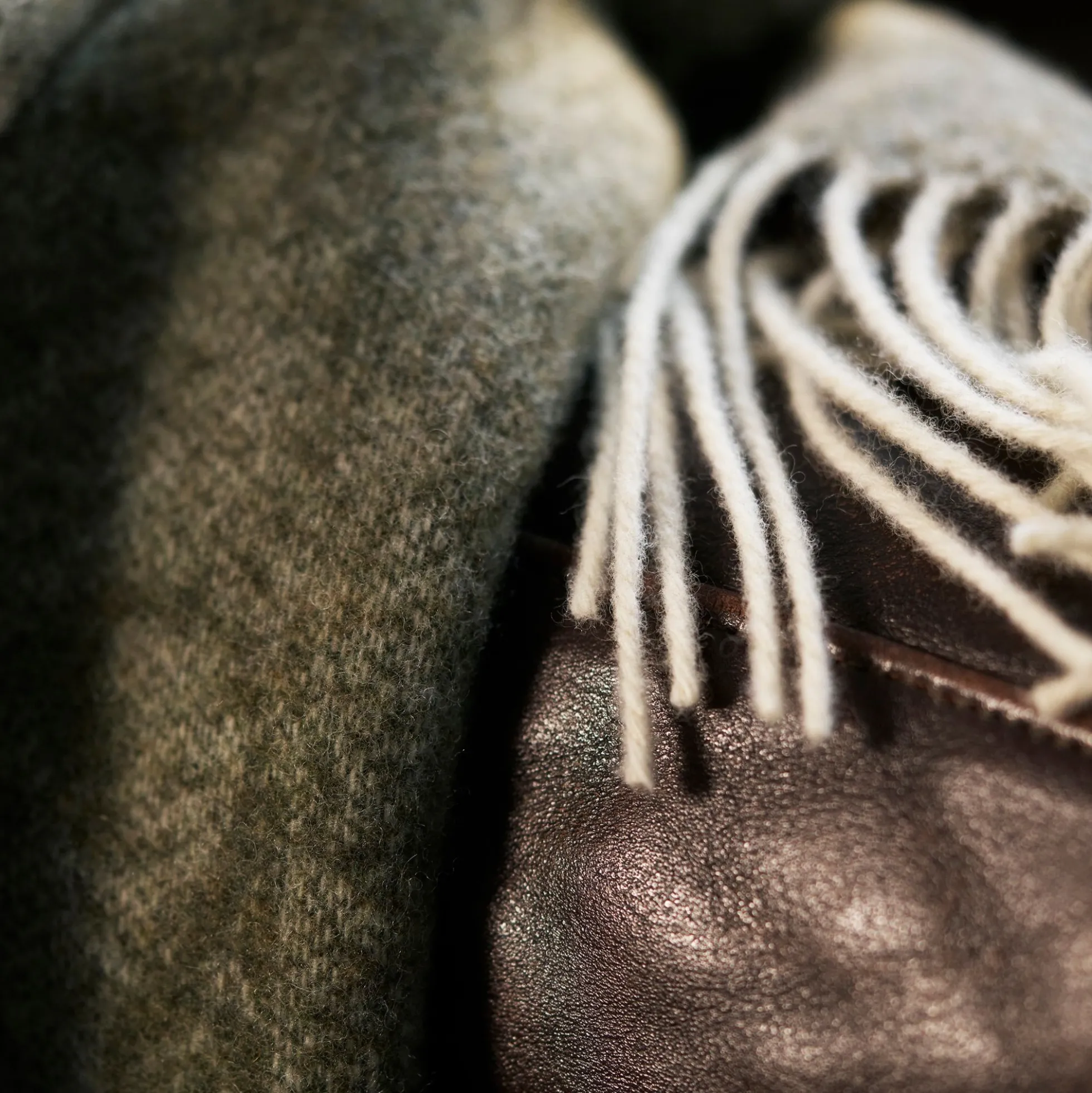 Uldplaid - 140x200 cm - Cashmere og merinould - Fruit Sage
