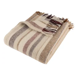 Uldplaid 130x200 cm - 100% Ren ny uld - Bifrost multi