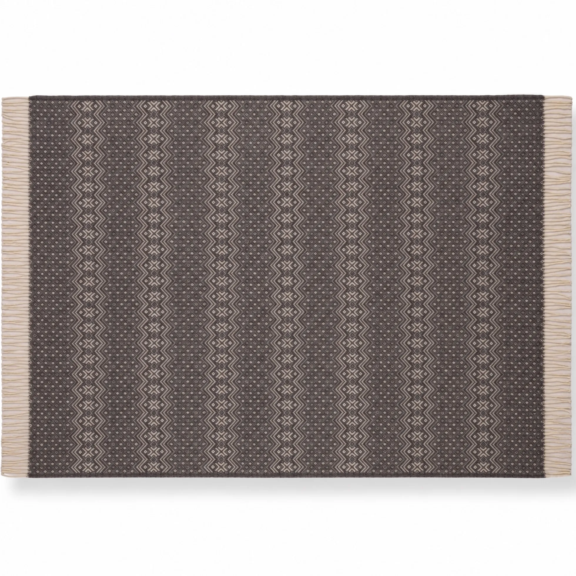 Uldplaid 130x200 cm - 100% Ren ny uld - Nordic grå