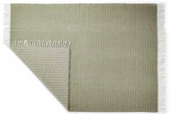 Uldplaid 130x200 cm - 100% Ren ny uld - Saga oliven