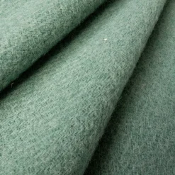 Uldplaid 130x200 cm - 100% Ren ny uld - Solid grøn