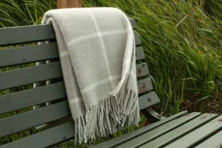 Uldplaid 130x200 cm - 100% Ren ny uld - Thor sand