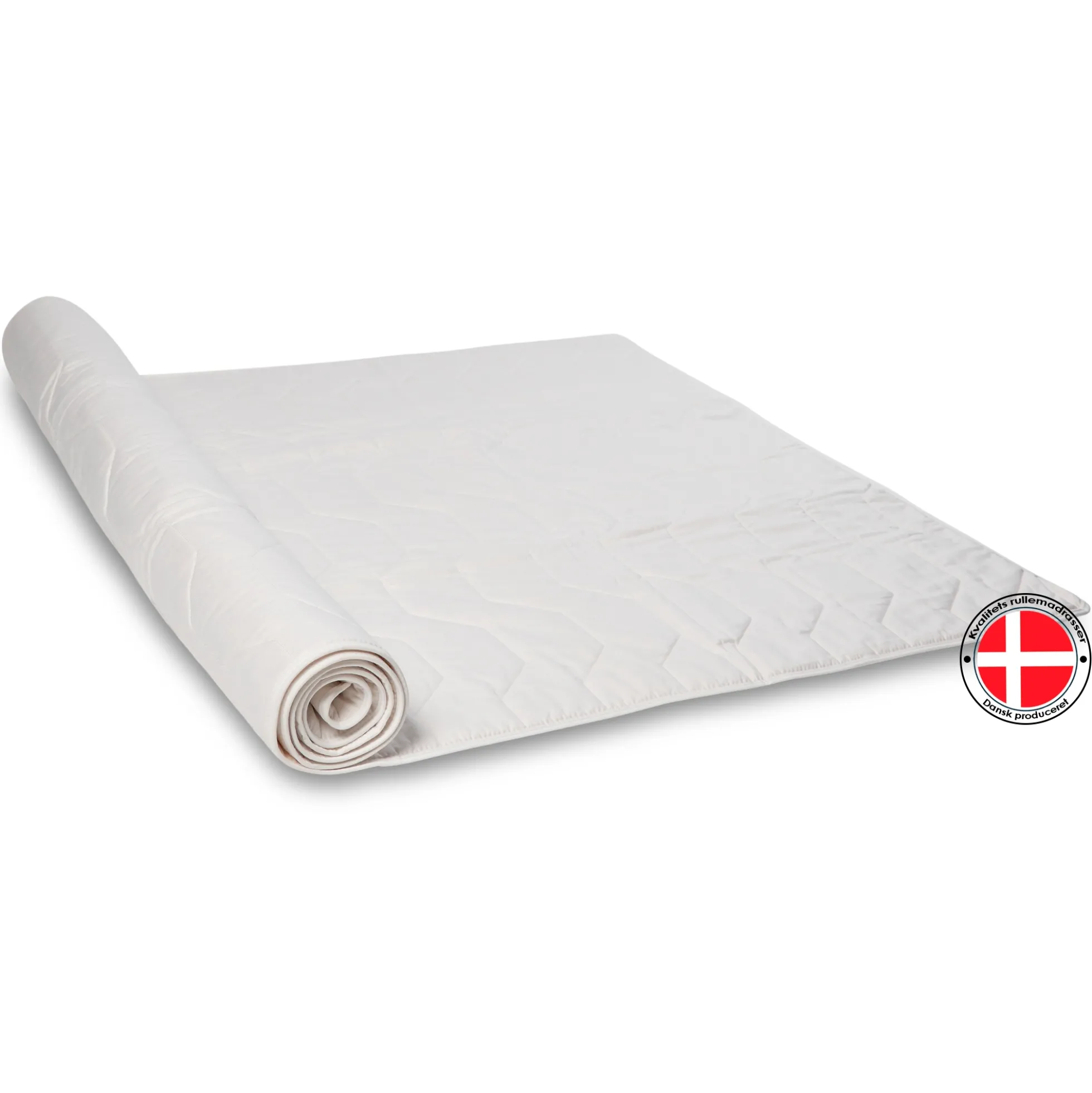 U-Split rullemadras - 180x200 cm - Recycled bomuld - Dansk produceret - Madrasbeskytter - LIXRA