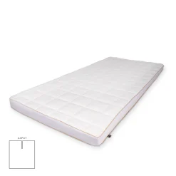 U-split topmadras ekstra længde 180x210 cm 8 cm høj - NASA Memoryskum - Ergonomisk topmadras - Borg Living trykaflastende madras