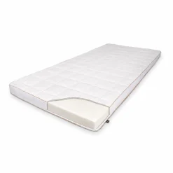 U-split topmadras 180x200 cm 8 cm høj - NASA Memoryskum - Ergonomisk topmadras - Borg Living trykaflastende madras
