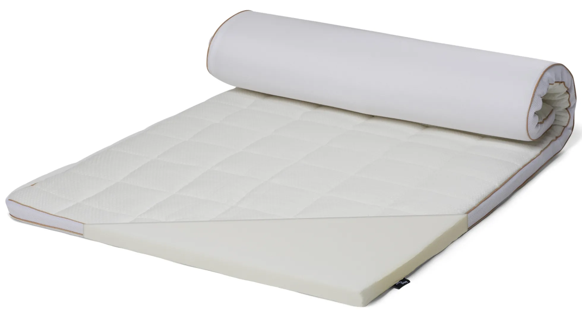U-Split Topmadras - 180x200 cm 5 cm høj - NASA Memory Skum - Borg Living - Ergonomisk topmadras